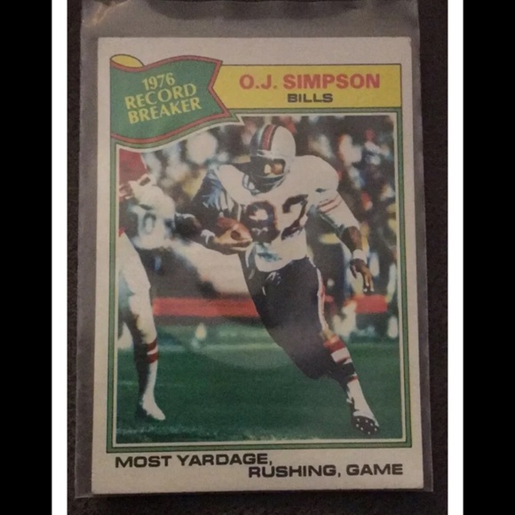 Topps Other 977 Topps Oj Simpson Card Football Rare Poshmark
